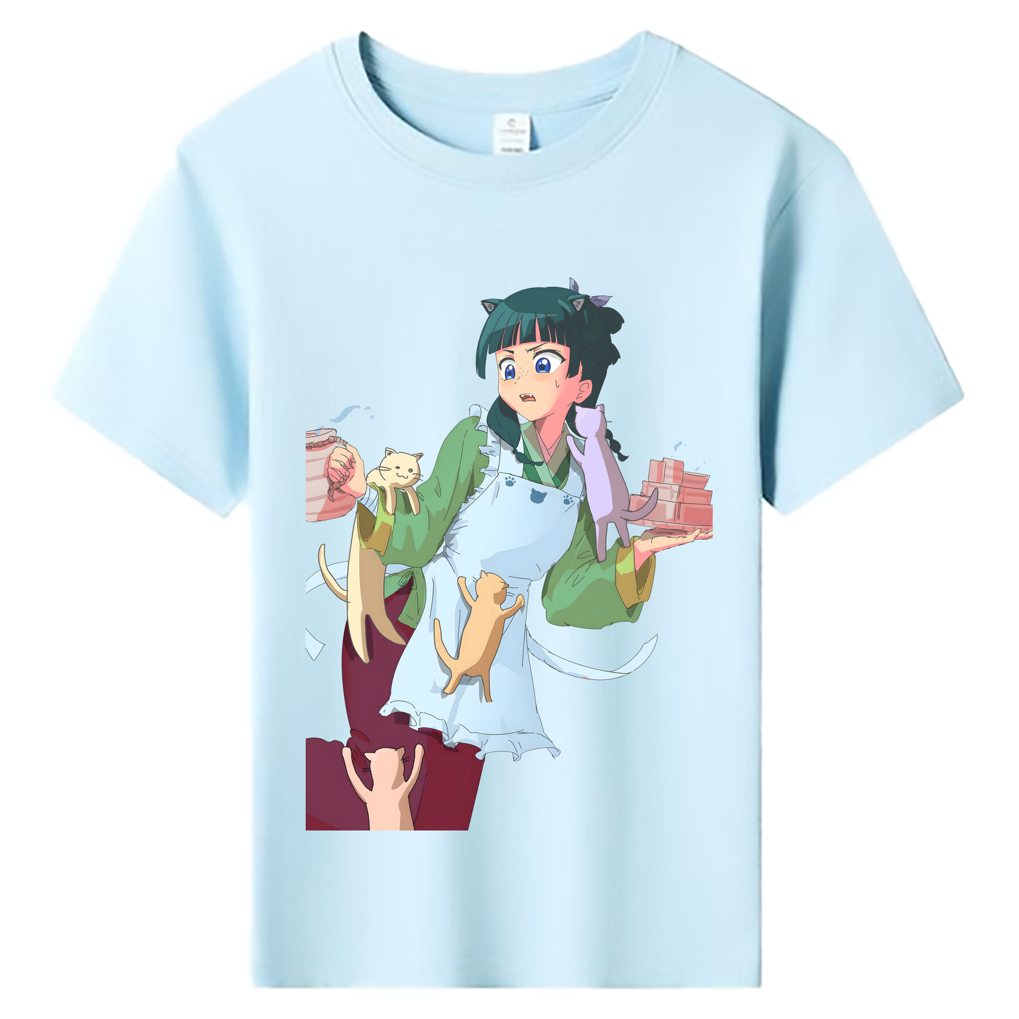 （画像用） 薬屋のひとりごと The Apothecary Diaries 綿100％キッズTシャツ（フロントプリント）